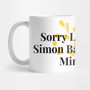 Sorry ladies Simon Basset is mine. Mug